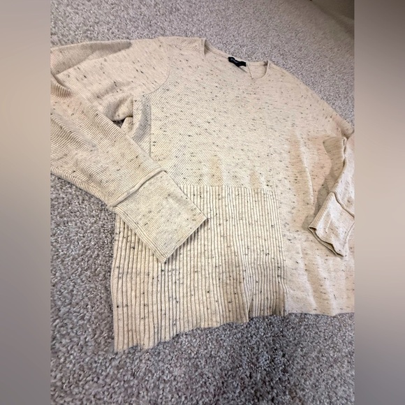 Eileen Fisher Italian Yarn Textured Block Sweater – Size XS - Picture 1 of 6